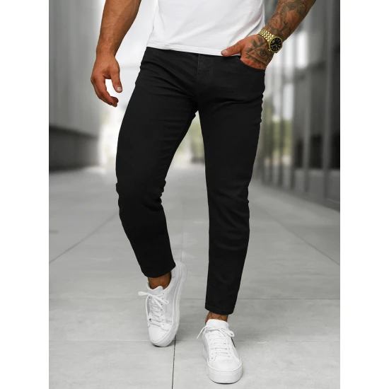 Vyriški juodi džinsai Novak Kelnės