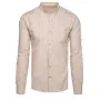 Men's brown long-sleeved shirt Prince