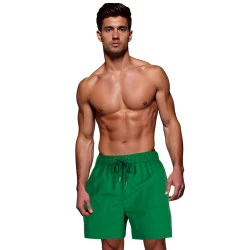 Vyriški tamsiai žali maudimosi šortai Flesy