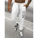 Vyriškos baltos sportinės kelnės Icon O/D9125Z