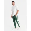 Men's green leisure trousers Adelf V7 OM-PASK-0229