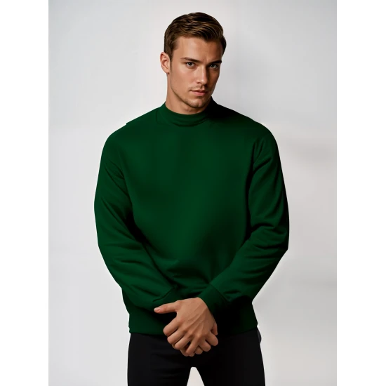 Vyriškas tamsiai žalios spalvos džemperis Vurt 2001-10