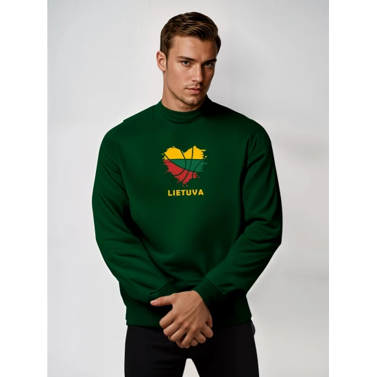 Tamsiai žalios spalvos džemperis LTU 2001-10