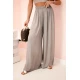 Moteriškos plačios pilkos spalvos kelnės Andi 31715