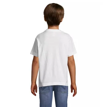 Vaikiški unisex baltos spalvos marškinėliai Kids