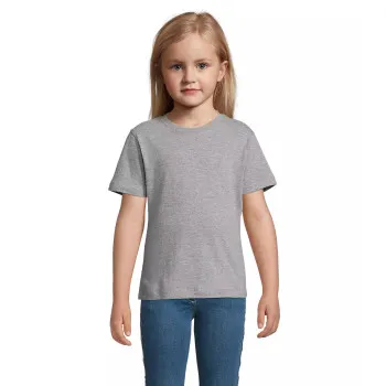 Vaikiški unisex pilkos spalvos marškinėliai Kids