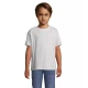 Vaikiški unisex šviesiai pilkos spalvos marškinėliai Kids KIDS11970