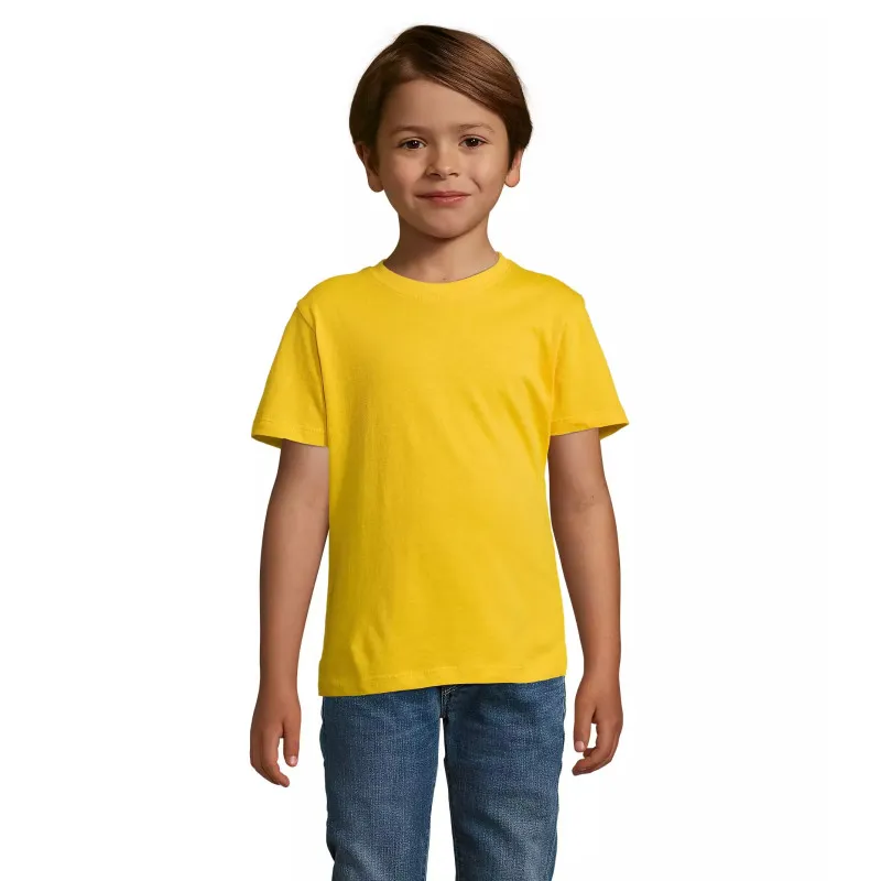 Vaikiški unisex geltonos spalvos marškinėliai Kids KIDS11970