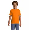 Vaikiški unisex oranžinės spalvos marškinėliai Kids