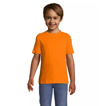 Vaikiški unisex oranžinės spalvos marškinėliai Kids