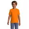Vaikiški unisex oranžinės spalvos marškinėliai Kids