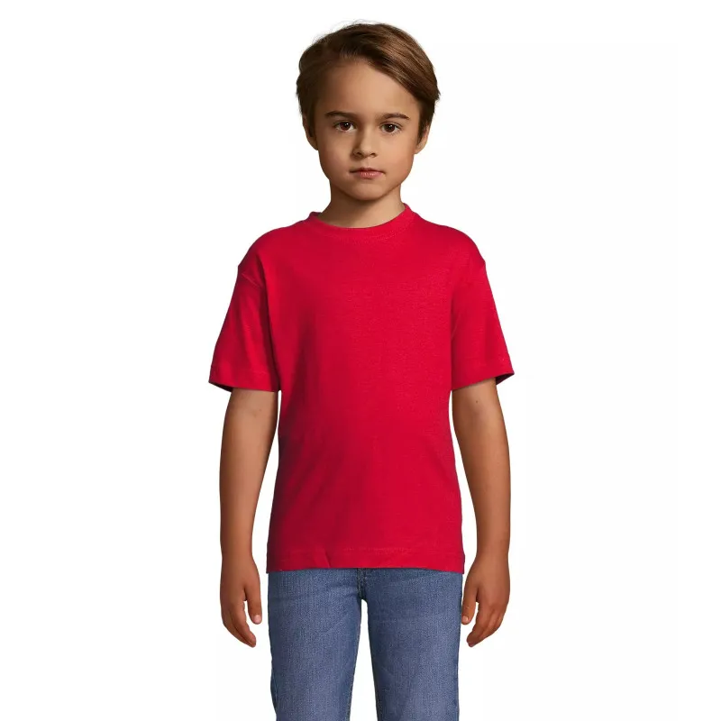 Vaikiški unisex raudonos spalvos marškinėliai Kids KIDS11970