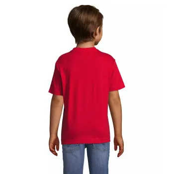 Vaikiški unisex raudonos spalvos marškinėliai Kids