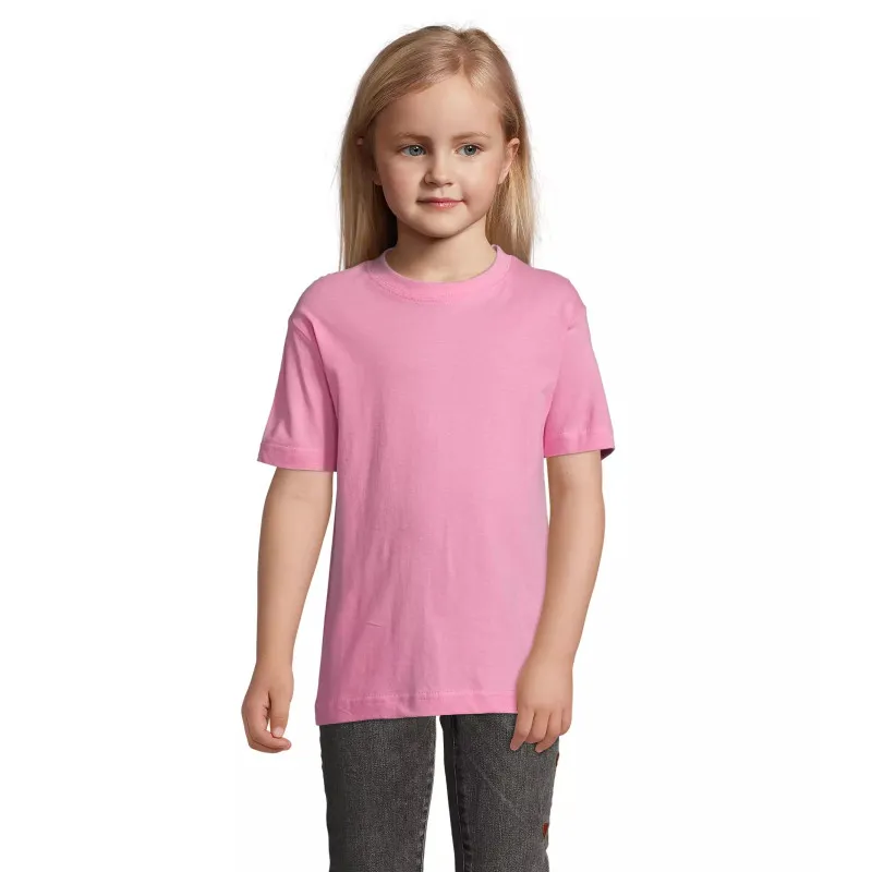 Vaikiški unisex rožinės spalvos marškinėliai Kids KIDS11970