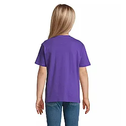 Vaikiški unisex violetinės spalvos marškinėliai Kids