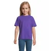 Vaikiški unisex violetinės spalvos marškinėliai Kids