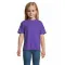 Vaikiški unisex violetinės spalvos marškinėliai Kids