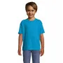 Vaikiški unisex mėlynos spalvos marškinėliai Kids
