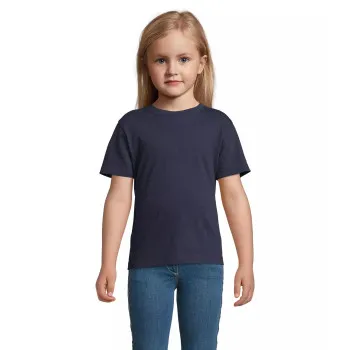 Vaikiški unisex tamsiai mėlynos spalvos marškinėliai Kids