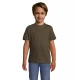 Vaikiški unisex chaki spalvos marškinėliai Kids