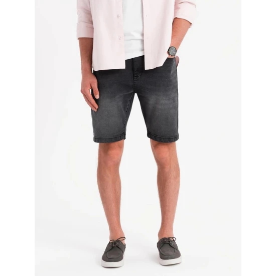 Vyriški juodi džinsiai šortai Celtic V4 OM-SRDS-0171