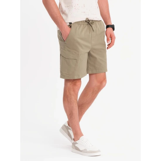 Vyriški chaki spalvos šortai Stuart V3 OM-SRCG-0194