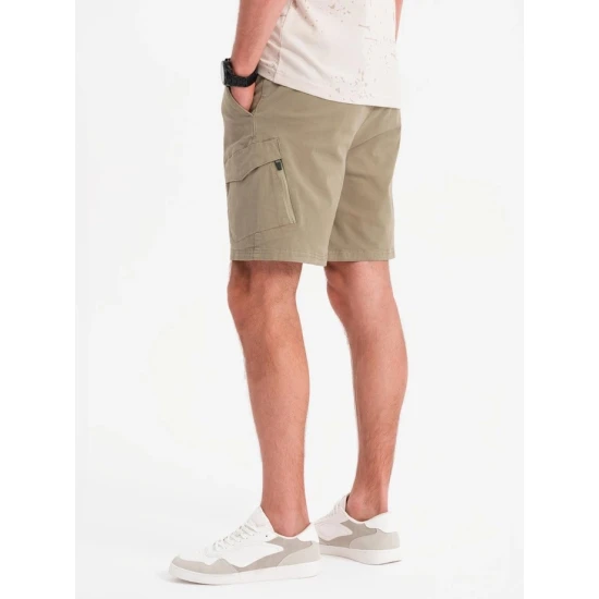 Vyriški chaki spalvos šortai Stuart V3 OM-SRCG-0194