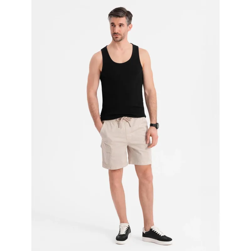 Miesten ruskeat shortsit Stuart V1 OM-SRCG-0194