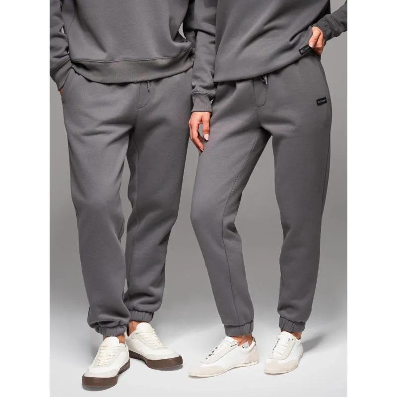 Unisex laisvalaikio tamsiai pilkos kelnės Argan V18 OU-PSBC-0100