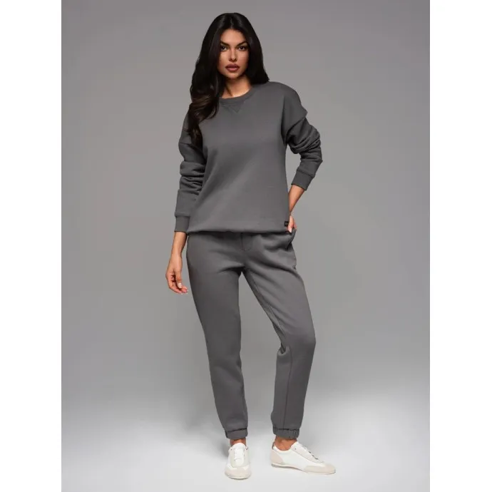 Unisex laisvalaikio tamsiai pilkos kelnės Argan V18 OU-PSBC-0100