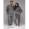 Unisex laisvalaikio tamsiai pilkos kelnės Argan V18 OU-PSBC-0100