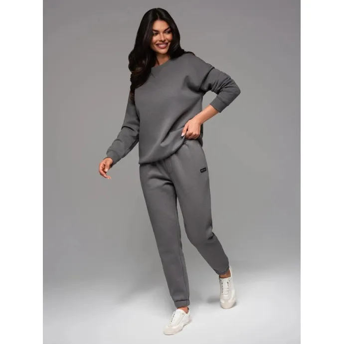 Unisex laisvalaikio kostiumas pilkos spalvos Couple V18 Z109