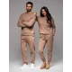 Unisex laisvalaikio kostiumas rudos spalvos Couple V16 Z109