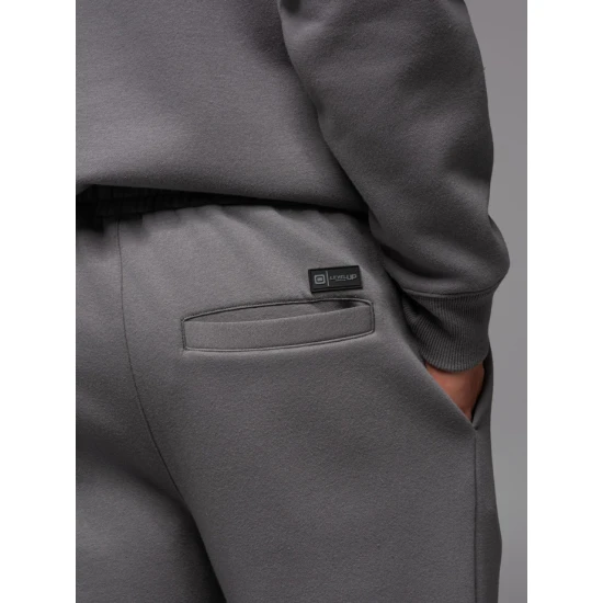 Unisex laisvalaikio tamsiai pilkos kelnės Argan V18 OU-PSBC-0100