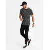 Męska czarna koszulka Authentic V2 OM-TSFP-0225