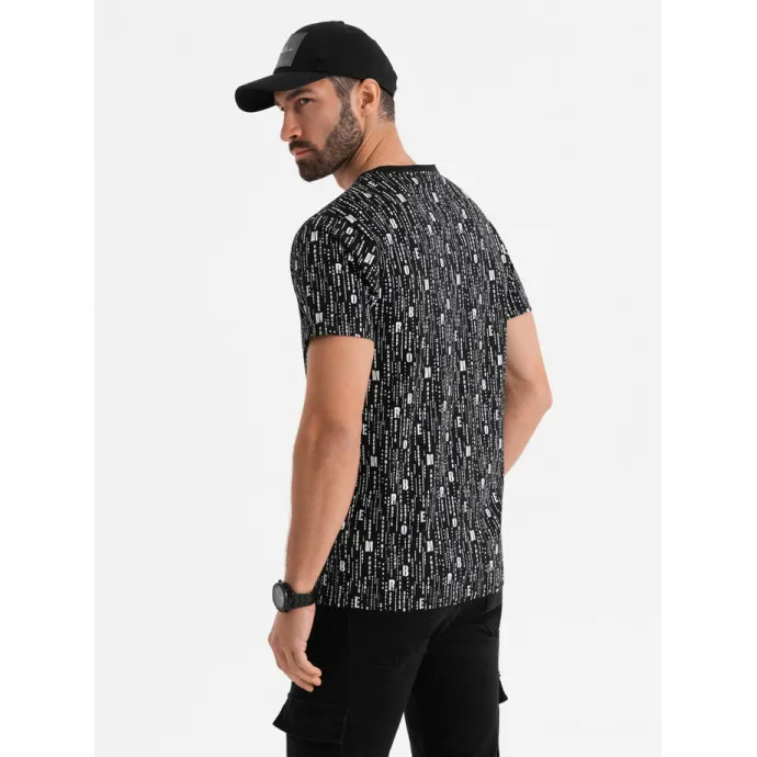 Męska czarna koszulka Authentic V2 OM-TSFP-0225