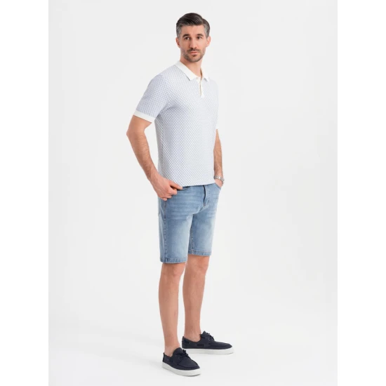 Vyriški mėlyni džinsiai šortai Celtic V2 OM-SRDS-0171