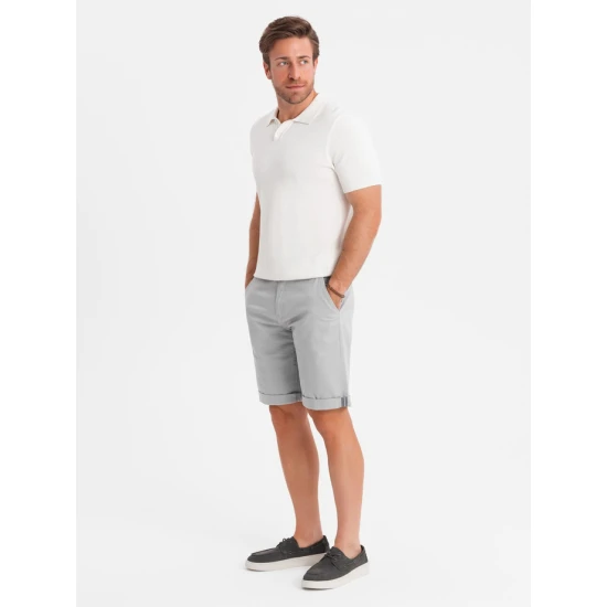 Vyriški pilkos spalvos šortai Rod V12 OM-SRCS-0197