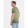 Męska koszula Montel w kolorze khaki V9 OM-TSWT-0242