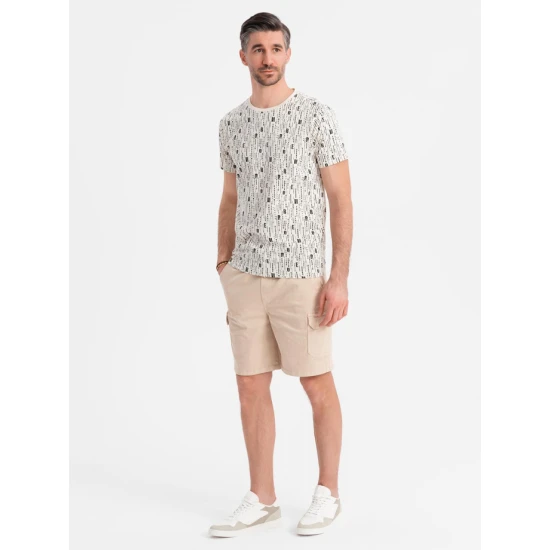 Vyriški rusvi šortai Aron V3 OM-SRCG-0190