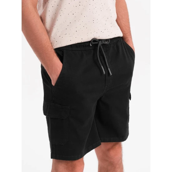 Vyriški juodi šortai Aron V4 OM-SRCG-0190