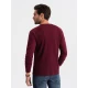 Vyriška bordo marškinėliai ilgomis rankovėmis Doug V6 OM-LSCL-0109