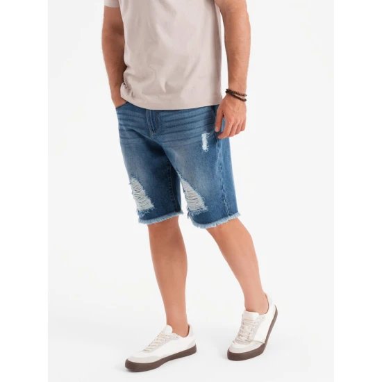 Vyriški mėlyni džinsiniai šortai Urban V3 OM-SRDS-0157