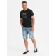 Vyriški šviesiai mėlyni džinsiniai šortai Urban V2 OM-SRDS-0157