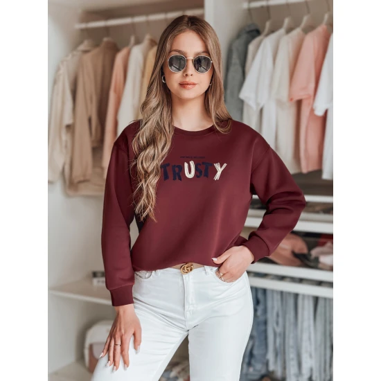 Moteriškas bordinis džemperis Trusty BY1407