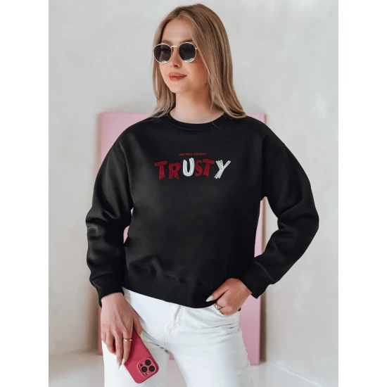 Moteriškas juodas džemperis Trusty BY1408