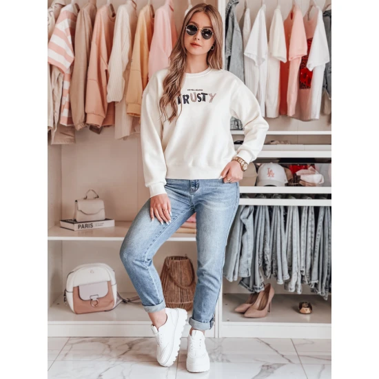 Moteriškas baltas džemperis Trusty BY1411