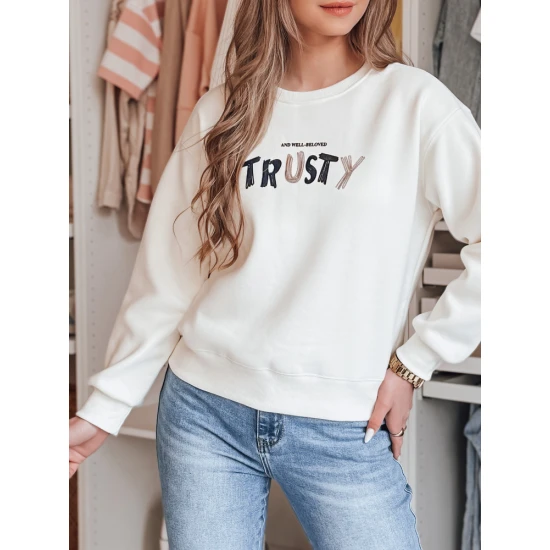 Moteriškas baltas džemperis Trusty BY1411