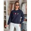Granatowy sweter damski Trusty BY1410