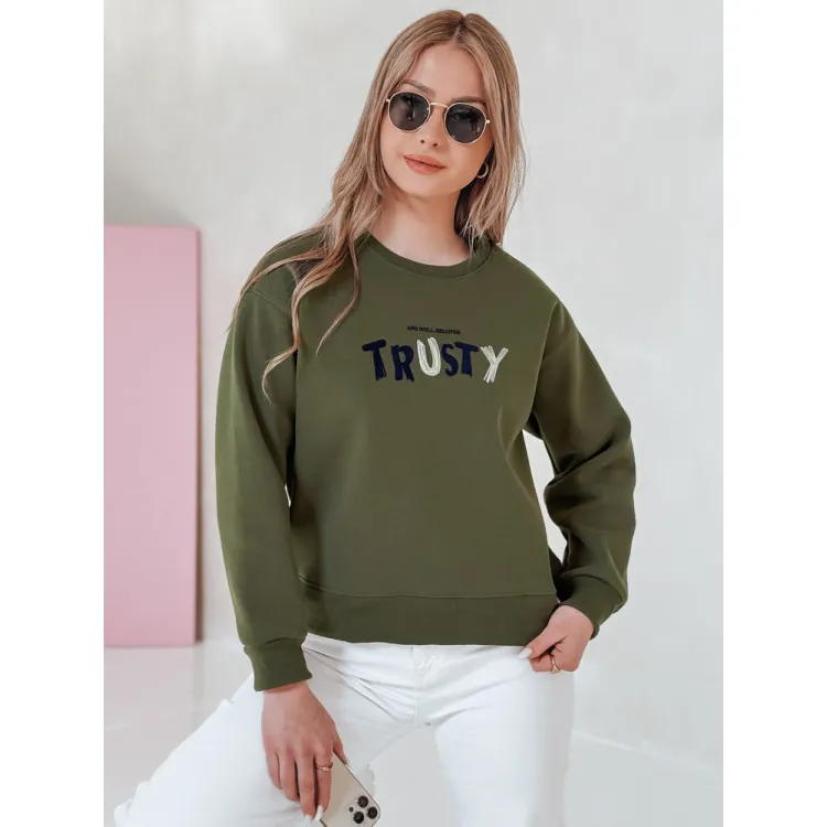 Naiste khaki värvi kampsun Trusty BY1409